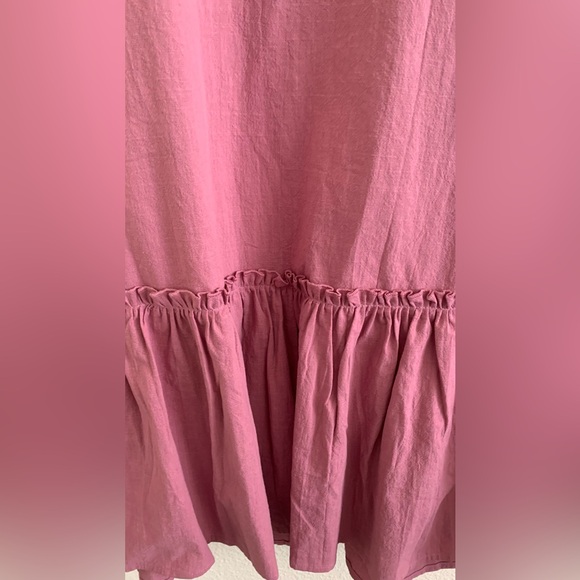 Pink Button-Down Mini Dress - Picture 5 of 6